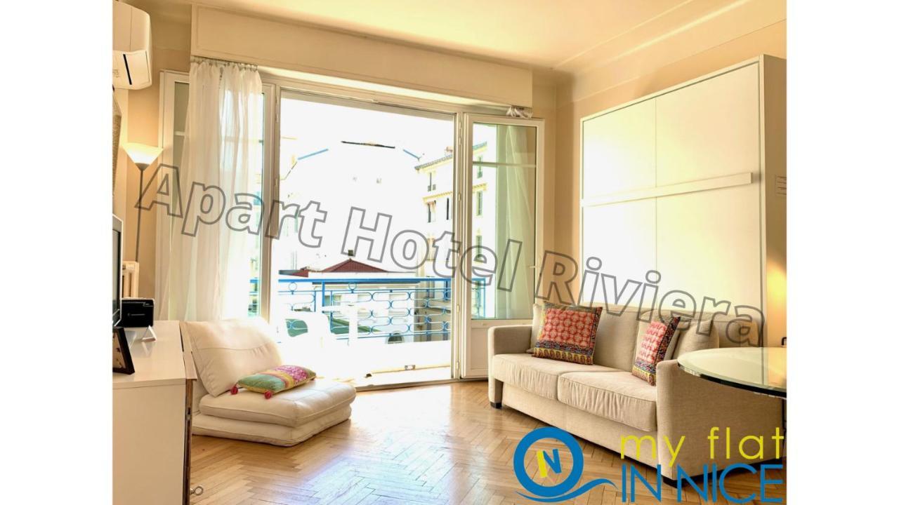 Aparthotel Riviera - Hyper Centre Ville - Studio Superieur Ac Avec Balcon Et Apercu Mer - Balcon Massenet 1 Nice Eksteriør billede